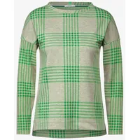 Cecil Langarmshirt, mit Rundhalsausschnitt Cecil celery green | Gr.: