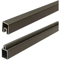 Tetzner & Jentzsch T&J Ecosteck-Start & Abschluss Set Anthrazit 32/25 x 20 x 1800 mm