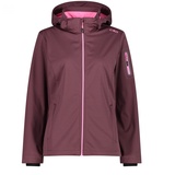 Leichte Softshelljacke für Damen Funktionsjacke plum 42