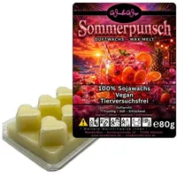 WonderWax Duftwachs WonderWax® Duftwachs 6 Herzen, (Sommerpunsch), Duftrichtung: Sommerpunsch