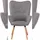 CLP Lounger Ashford Stoff Grau Natura