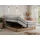 MKS Boxspringbett 160 x 200 cm H3 Hellgrau