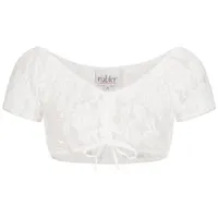 Nübler Dirndlbluse Carmen Maria Weiß 36