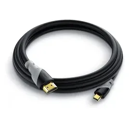 CSL HDMI Typ D (Micro) 2.0 zu HDMI Typ A Kabel, 4K, Ethernet, Ultra HD 2160p (3840 × 2160 Pixel) - 1m