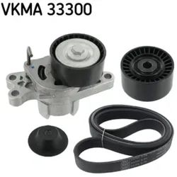 Keilrippenriemensatz SKF VKMA 33300 für Peugeot Citroën Fiat 206 SW Nemo