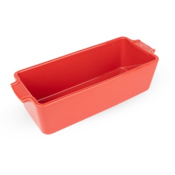 Peugeot Backform APPOLIA Keramik, 31 x 11 x 9 cm, Qualitativ hochwertige Kuchenform für optimale Backergebnisse, Farbe: rot