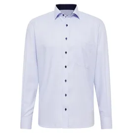 Eterna Herren, Hemd blau 41