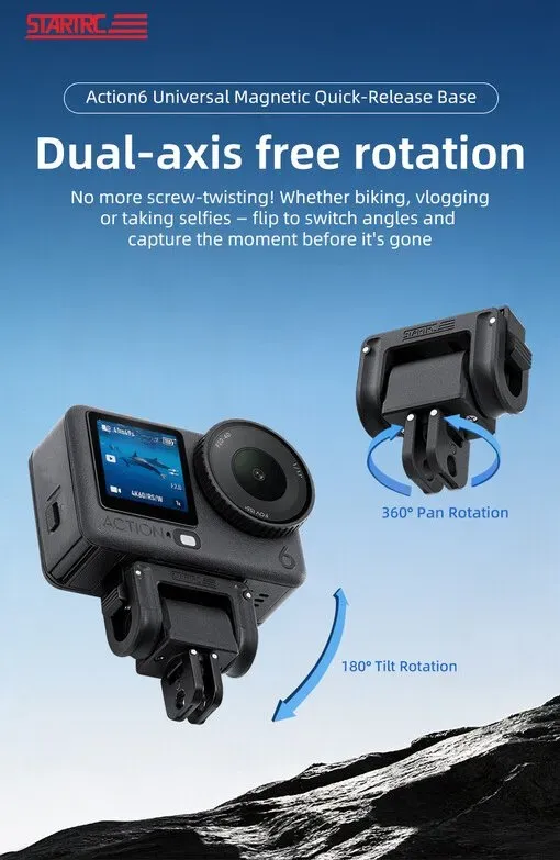 STARTRC Universal-Quick-Release-Basis für ACTION 6 / NANO