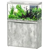 Aquatlantis Splendid 200 100x40cm Aquarium mit Unterschrank Steinoptik