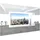 Belini Wohnwand Vollausstattung Wohnzimmer-set Moderne Schrankwand mit Led-beleuchtung Anbauwand Tv-schrank Weiß/glamourholz