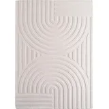 KADIMA DESIGN Teppich Schlafzimmer Boho Elegant Waschbar Wohnzimmer Esszimmer Pflegeleicht Creme 160x230 cm OEKO-TEX – LAVAREDO von Kadima Design