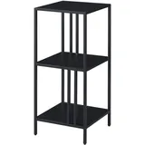 [en.casa] Kumlinge Standregal 80 x 35 x 35 cm Schwarz