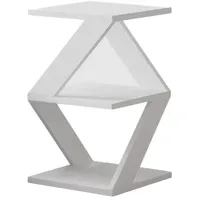 Moebel17 Beistelltisch, Tulpe Weiß,