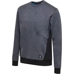 hummel hmlTROPPER Freizeit Sweatshirt Herren black iris melange M