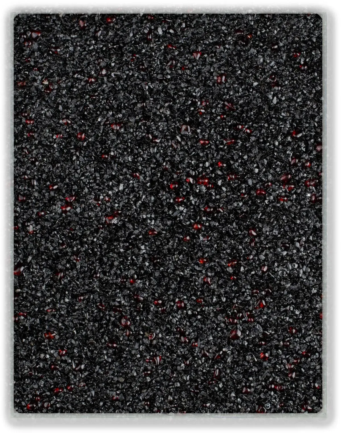 Terralith Farbmuster Kompaktboden mix nero 115