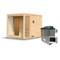 Karibu Angkor 2 inkl. 9 kW Ofen + ext. Steuerung