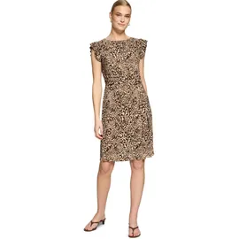 Zero Minikleid mit Gürtel Beige/Braun 44