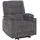 M MCombo Relaxsessel 7033 Chenille 88 x 110 x 83 cm Grau elektrisch mit Liegefunktion