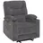 M MCombo Relaxsessel 7033 Chenille 88 x 110 x 83 cm Grau elektrisch mit Liegefunktion