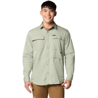 Columbia Men's Landroamer Twill Long Sleeve Shirt, Long Sleeve Shirt, Safari, XL