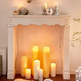 Kaminkonsole Shabby Sims Kaminumrandung Kaminverkleidung Deko Kamin weiß Konsole