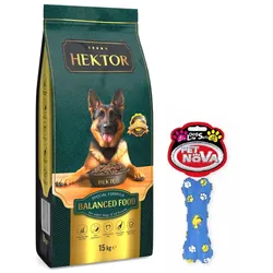HEKTOR BALANCED Erwachsene 15kg + Gummiknochen GRATIS!