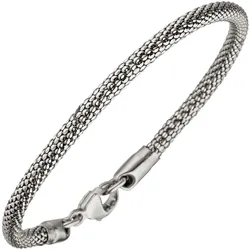 Silberarmband JOBO, silber (silber 925), Armbänder, Damen, Silber 925 (Sterlingsilber), 925 Silber 19 cm