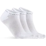 Craft Core Dry Shaftless Socken 3er Pack Weiß 46-48