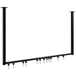 CLP Kleiderstange Fenton mit 12 Kleiderhaken 100x60 cm