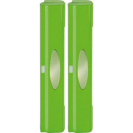 WENKO Folienspender »Perfect Cutter«, (Set, 2 St.), für Folienrollen bis 33 cm Breite, für Alufolien und Frischhaltefolien, bunt