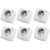 eQ-3 HOMEMATIC IP 157338A0, Schaltsteckdose, 6 Stück