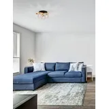 Nova Luce Nova Luce, Wandleuchte + Deckenleuchte, LAWAN Deckenleuchte G9 3-fach Gold 20x36cm dimmbar 9009293