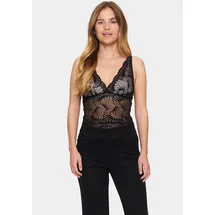 St Tropez SAINT TROPEZ Jerseytop DaisySZ Gerade Passform in Black | Gr.: XXL