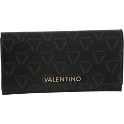 Geldbörse VALENTINO BAGS "LADY RE", schwarz (nero, multicolor), Lederimitat, bedruckt, casual, Kleinlederwaren, Geldbeutel Portemonnaie Damenbörse