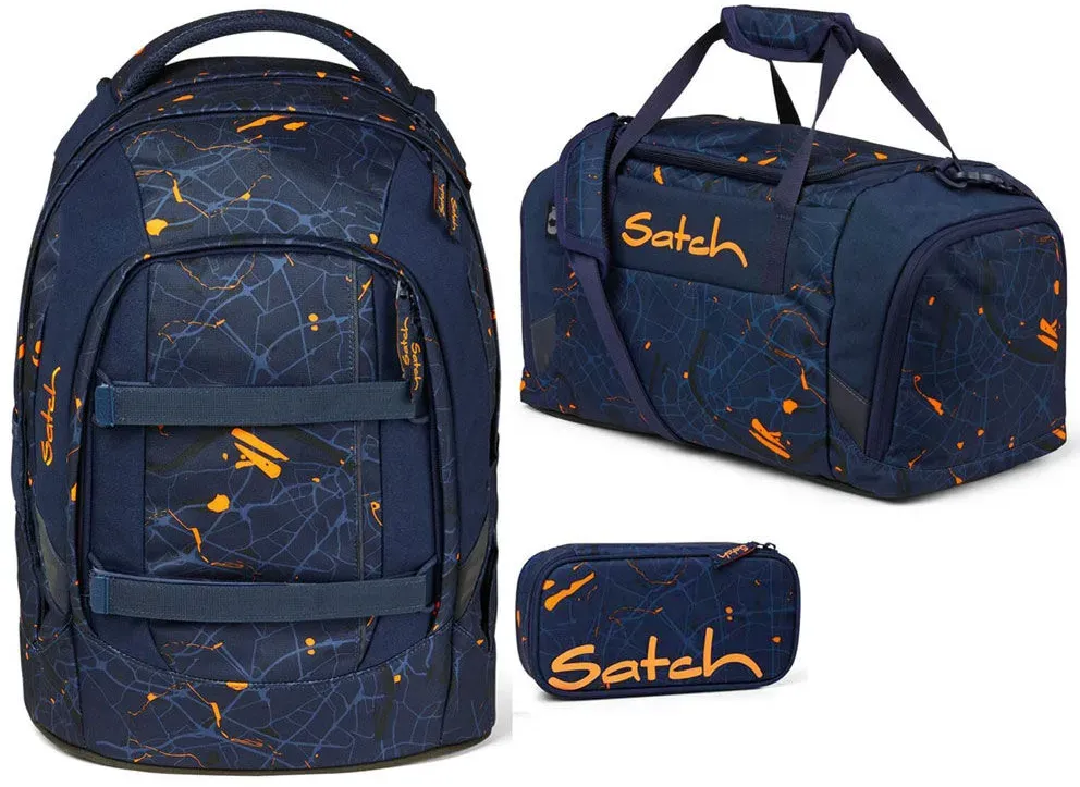 Satch Pack Schulrucksack-Set 3tlg