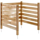 Vevor Sichtschutzzaun 91,4 x 91,4 cm Holz 3 St.