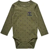 hummel hmlBEESY langarm Baby-Body 6002 | dusty olive 68