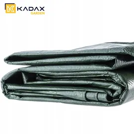 Kadax wasserdichte Gewebeplane, gestärkte Schutzplane, Abdeckplane für Poll, Gartenmöbel, Bootsplane, Grün, 4x5m