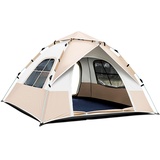 Leichtes Kuppelzelt,2/4 Personen Zelt für Camping Pop Up Zelt Automatisches,Ultra-leicht,wasserdicht,kleines Packmaß,schneller Aufbau,mit Tragetasche,für Strand Outdoor Reisen Wandern Angeln