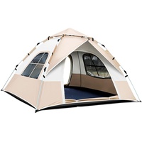Leichtes Kuppelzelt,2/4 Personen Zelt für Camping Pop Up Zelt Automatisches,Ultra-leicht,wasserdicht,kleines Packmaß,schneller Aufbau,mit Tragetasche,für Strand Outdoor Reisen Wandern Angeln
