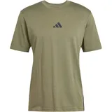 adidas Essentials 3-Streifen Single Jersey Tee - L