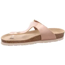 ROHDE Damen Zehentrenner Pantolette Metallic-Optik Alba 5600, Größe:36 EU, Farbe:Rosa - 36