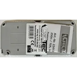 ChiliTec Feuchtraum Kombi-Schalter/Steckdose IP44 250V/10/16A grau