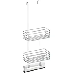 Smedbo Sideline Duschkorbset mit Abzieher weiß B1245X, Accessoires, chrom