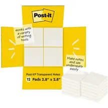 Post-it 600-TRSPT-SIOC Klebezettel Selbstklebend