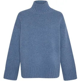 Style Republic Rollkragenpullover OVERSIZED BOXY Blau Melange L