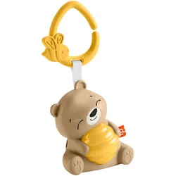 Fisher-Price Beruhigendes Bärchen Spieluhr zum Mitnehmen für Babys mit einstellbarem Timer für Neugeborene