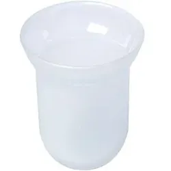 Keuco Glas Einsatz 01669009000 Echtkristall mattiert, für WC Bürstengarnitur