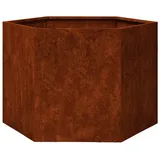 vidaXL Pflanzkübel Rostig 60 x 60 x 45 cm Cortenstahl