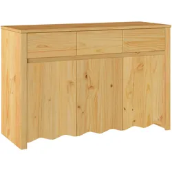 vidaXL Sideboard DRAMMEN 114x43x75,5 cm Massivholz Kiefer